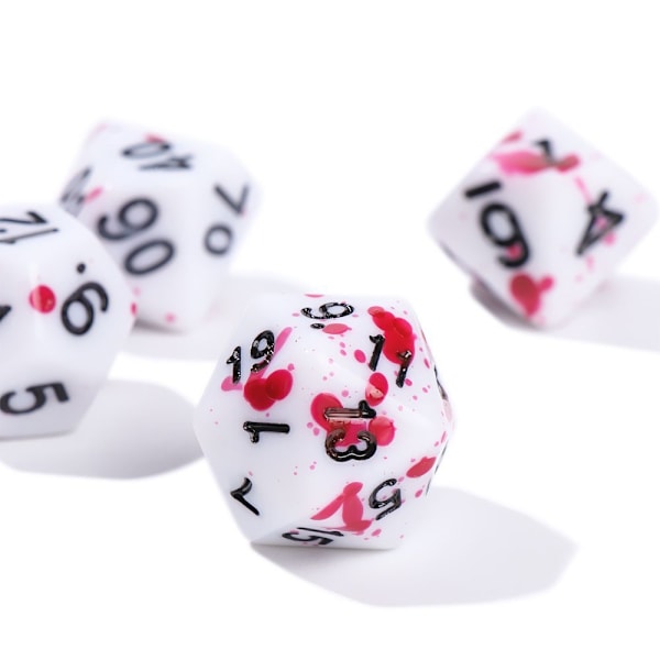 7 kpl / set DND Dice Polyhedral Noppa TAVAALLINEN 5 TAVANINEN 5 ordinary 5