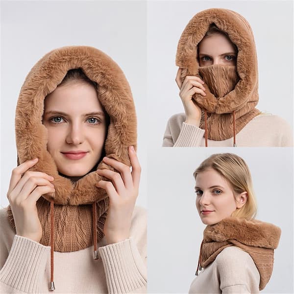 Mössa Stickad Cap BEIGE Beige