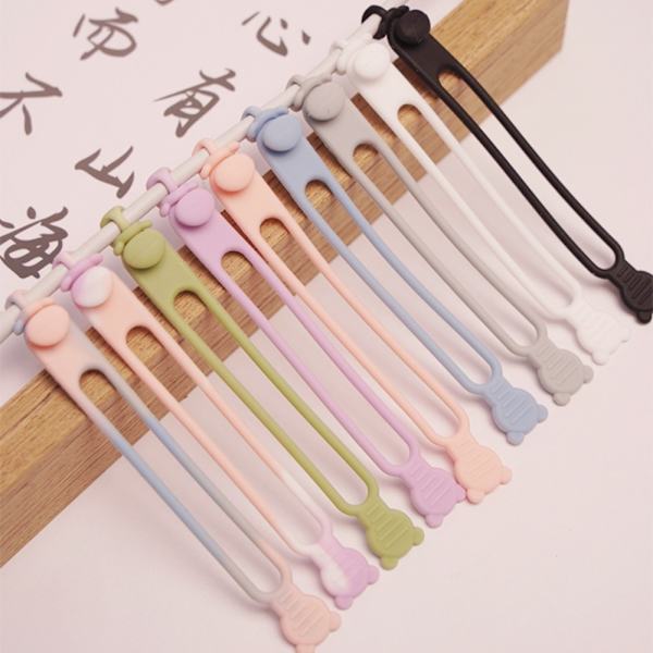 25ST Silikonbuntband Buntband Sladdvindare 25PCS