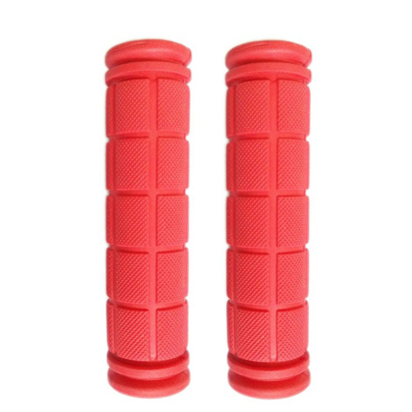1 par cykelstyr greb Cykel gummi styr cover RØD Red