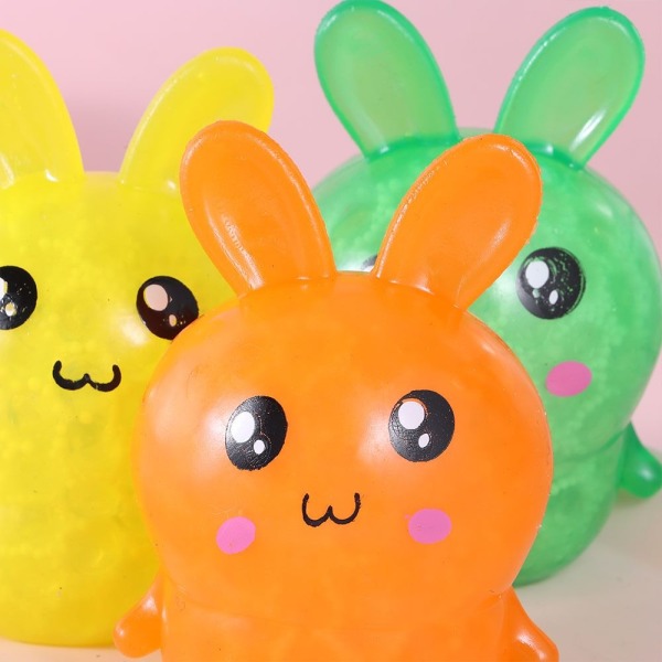 Påskekurvstoppere Bunny Stress Bolde Relief Fidget Toy Random Color