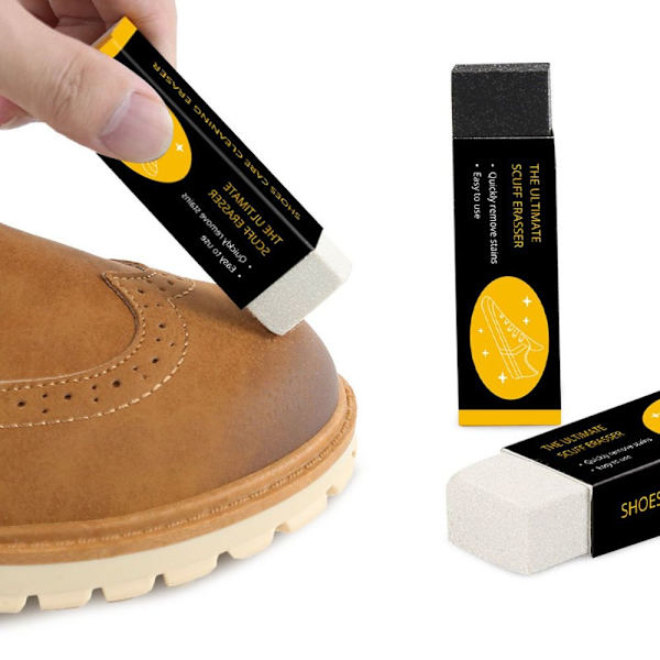 Skor Cleaner Rubber Eraser Rengöring Eraser SVART Black