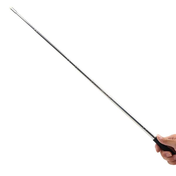Udtrækkelig Undervisningspind Whiteboard Pointer Pen SORT 1M 1M Black 1m-1m