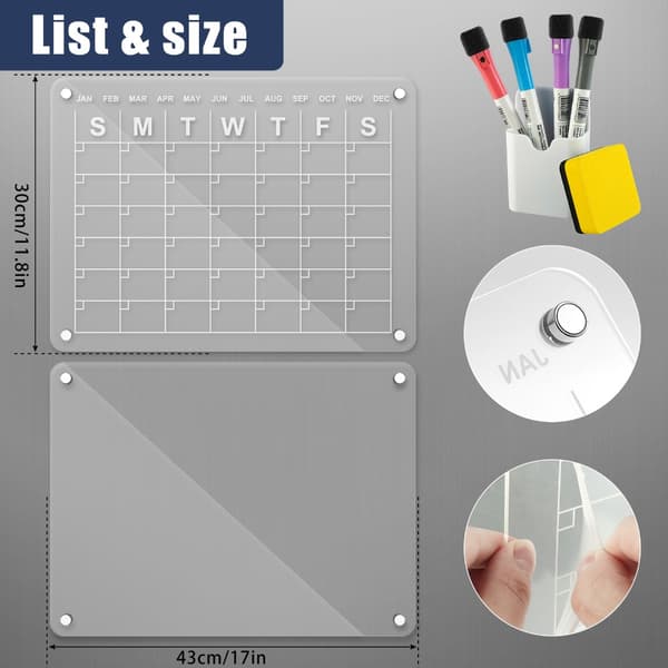 Kalendertavle Blank Notesblok ENKELTAVEL ENKELTAVEL Single Board