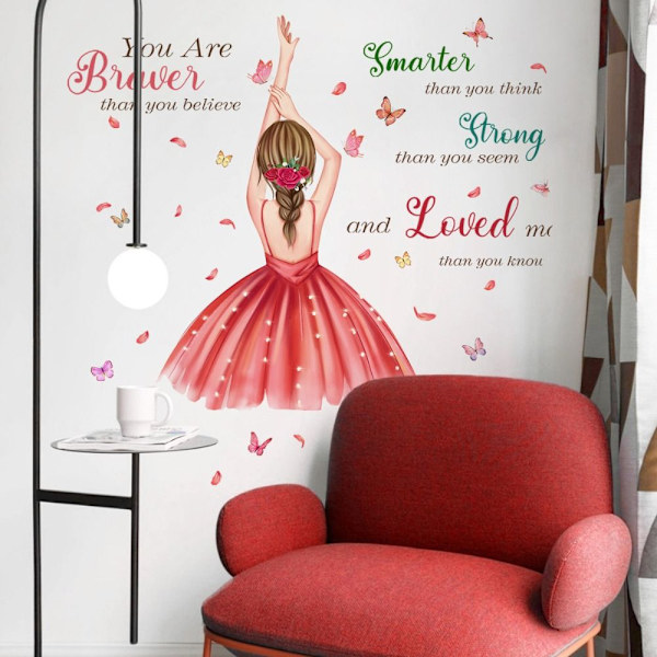 Princess Wall Stickers Girls On Moon 7 7 7