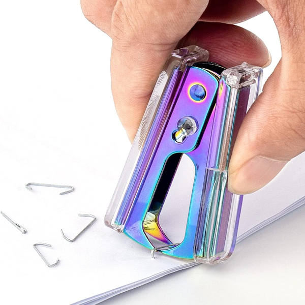 Flerfärgad Staple Remover Akryl Staples Puller Tool
