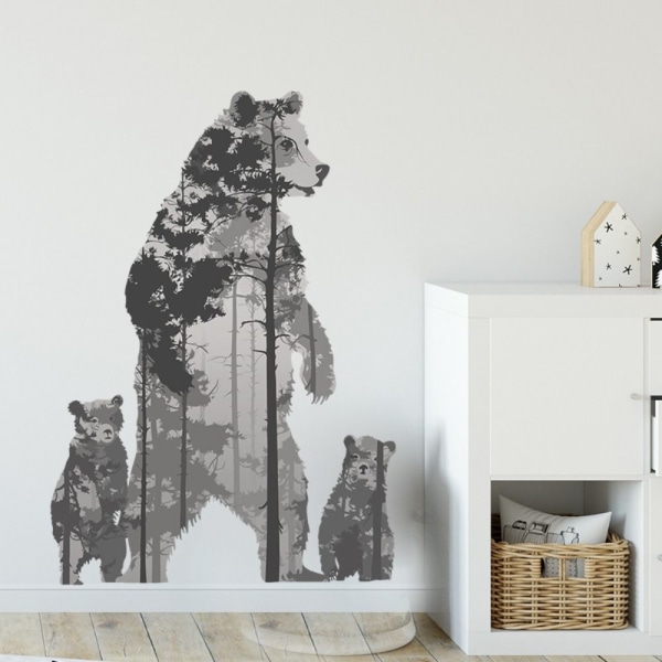 Isbjørn veggklistremerker Peel and Stick Wall Art Decals