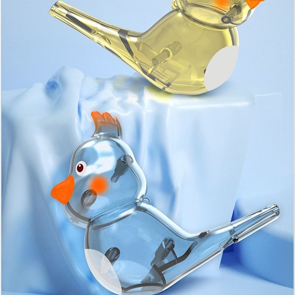 Water Bird Whistle Bathtime Musical Toy BLÅ blue