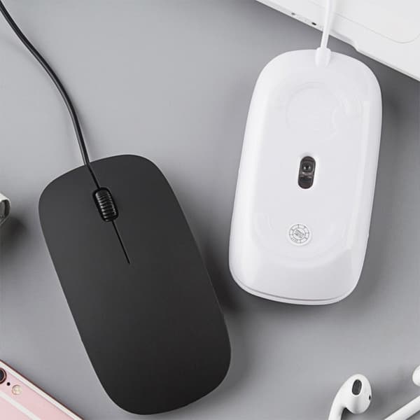 Forr Wired Mouse USB Optics MUSTA black