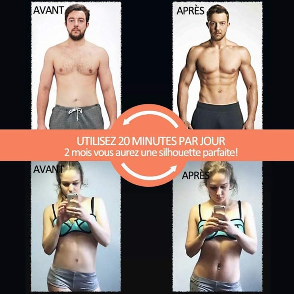 ABS Stimulator Muskelstimulator Trener ORANSJE orange