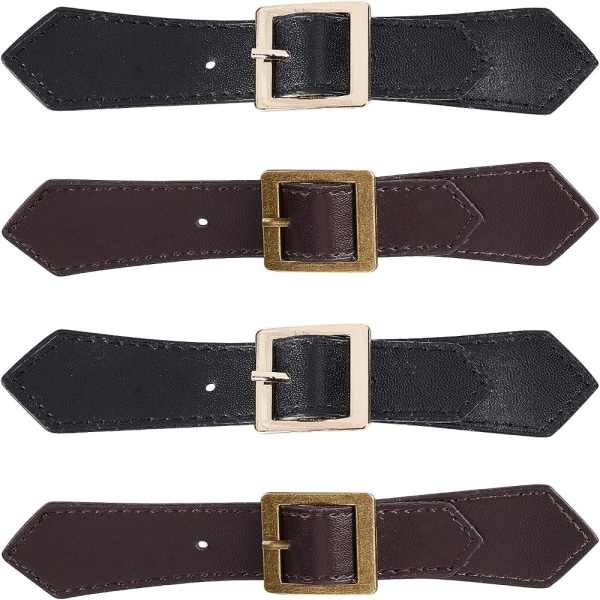 6stk PU-skinn-snap Toggle Leather Clasp Festeners Replacement