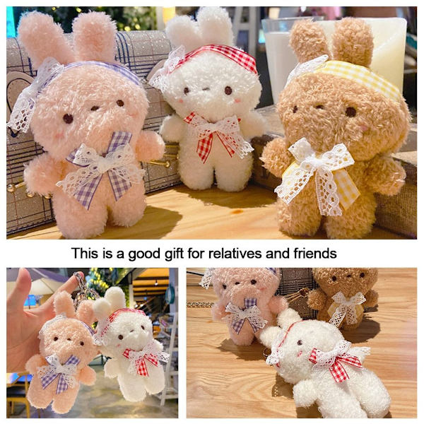 Rabbit Doll Avaimenperä Pehmo Bear PINK Rabbit Rabbit pink rabbit-rabbit