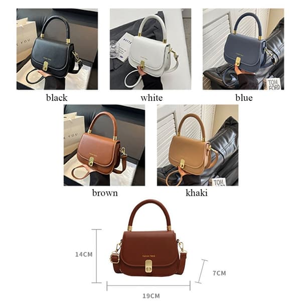 Messenger Axelväska Crossbody Väskor BRUN brown