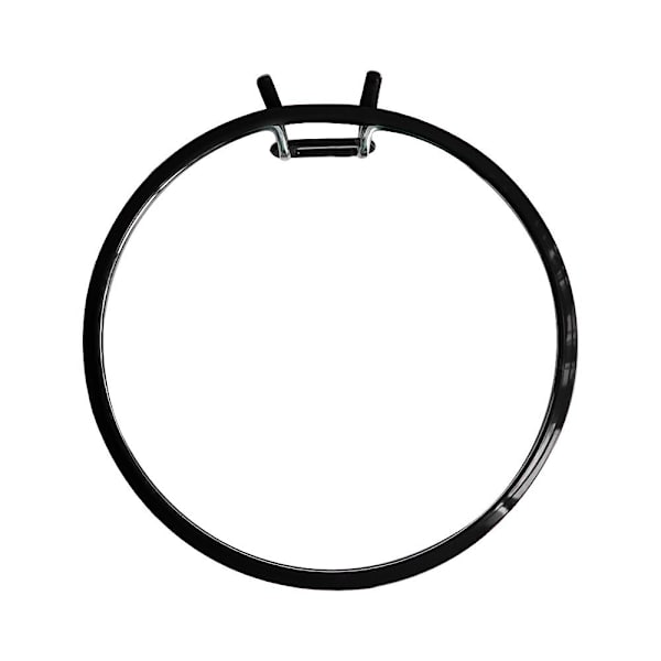 Broderibøyle korsstingramme SVART S Black S