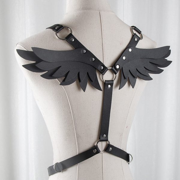 Vyötärövyö Angel Wing MUSTA black