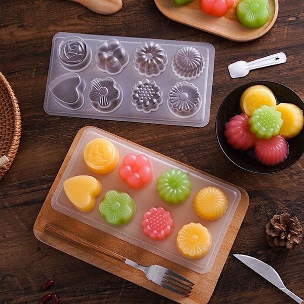 2 Stk Geléform Puddingform Isbiter Stempler