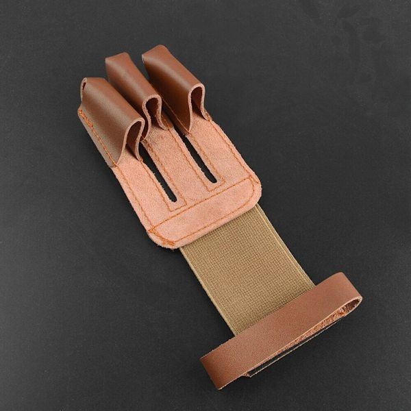 Bueskydningshandsker 3 Finger Tab Guard SORT Black