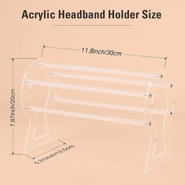 Pandebåndsholder Hårbånd Display Stand Hårbåndsstativholder