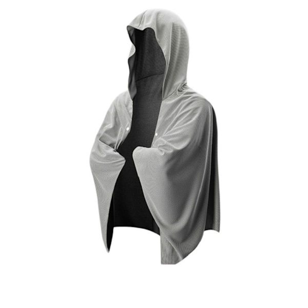 Snabbtorkande Poncho Poncho Badhandduk SVART black