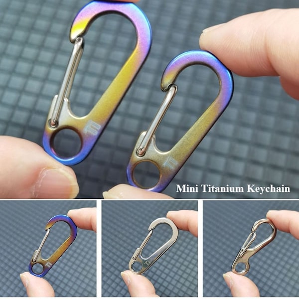 D Karbinhake D-Ring Nyckelring 1 1 1