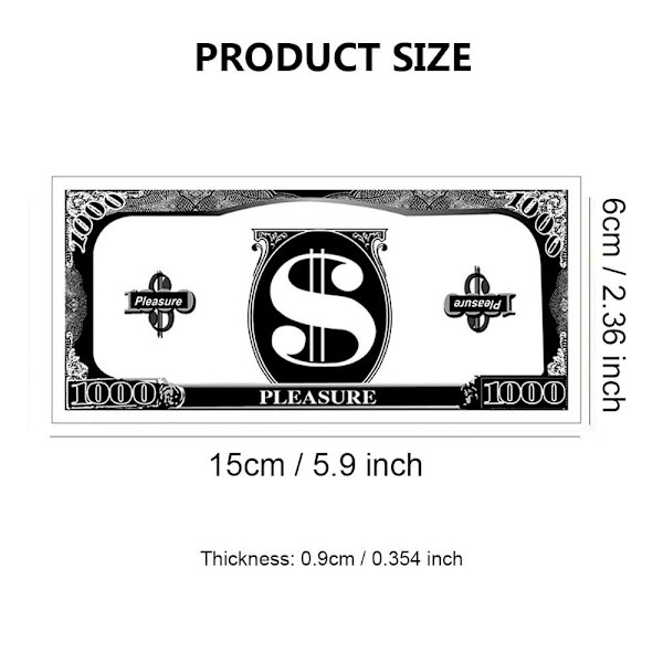 100 PCS Money Prop Esittele varallisuuslaskuja