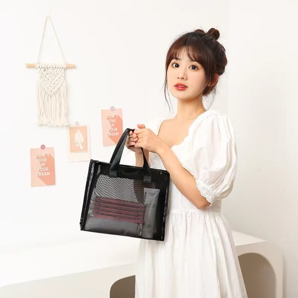 Mesh Makeup Taske Kosmetiktaske 2 2 2