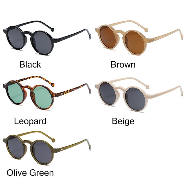 Solbriller til kvinder Runde solbriller LEOPARD Leopard