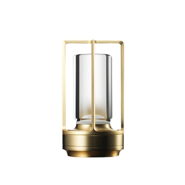 Krystal Lampe Bordlampe GULD Gold