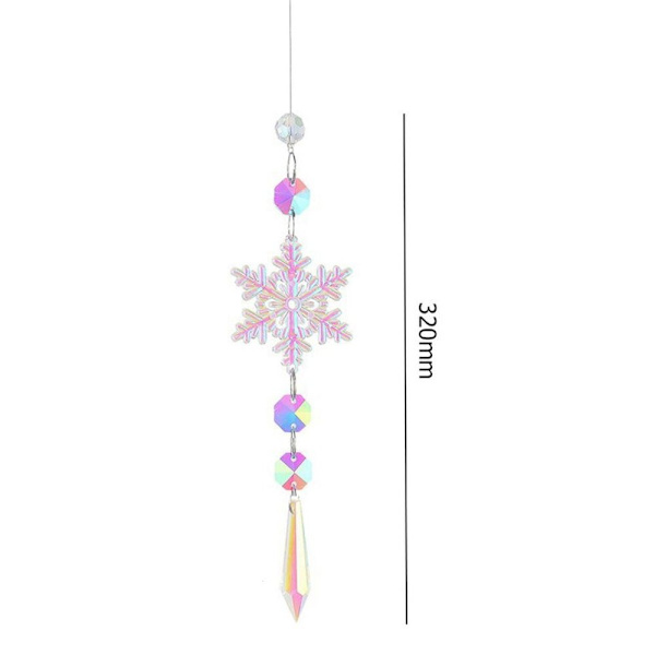 Crystal Wind Chimes Sun Catcher CIRCULAAR PYÖREÄ Circular