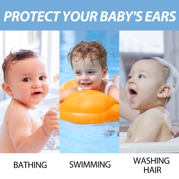 30 stk Baby Shower ørebeskytter vandtæt øreklistermærke øre 30Pcs