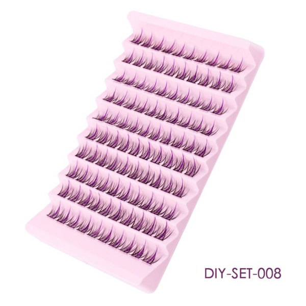 Yksilölliset ripset Cluster Lashes 05 05 05
