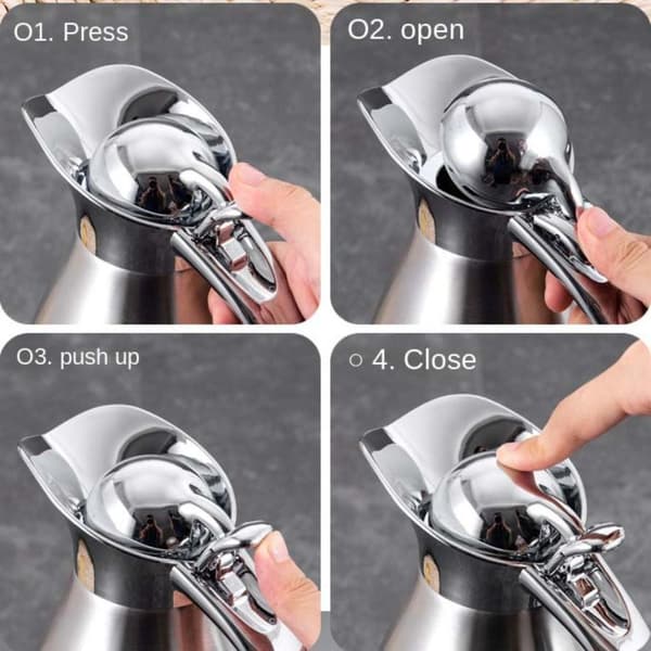 Thermal kuumavesipullo SILVER 2L Silver 2L