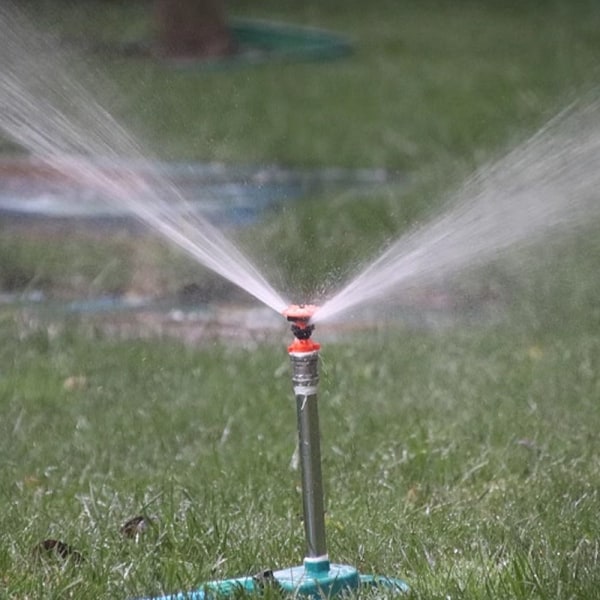 Hagevanningssprinkler Automatisk roterende dyse ORANSJE orange