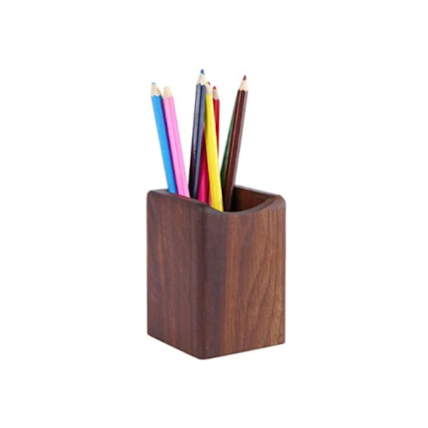 Pen Organizer massivt træ sort valnød