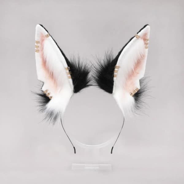 Animal Wolf Ears Hodeplagg Plysj 3 3 3
