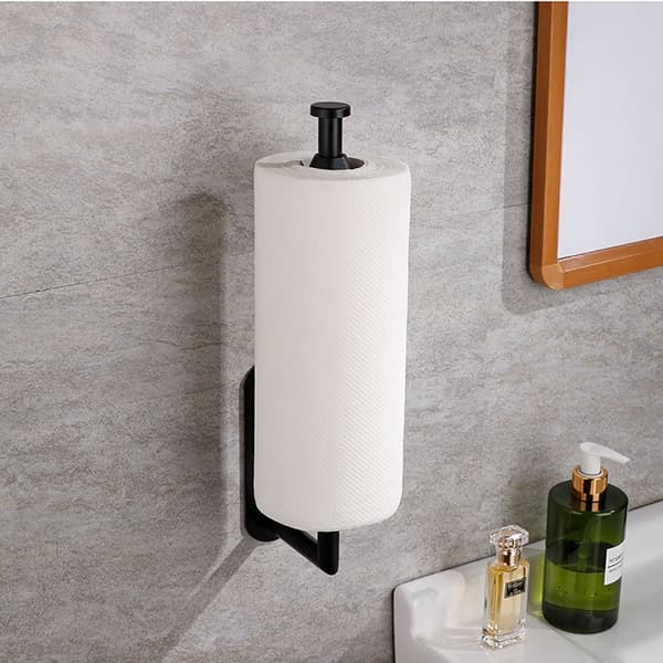 Papirhåndkleholder Rulledispenser SVART black