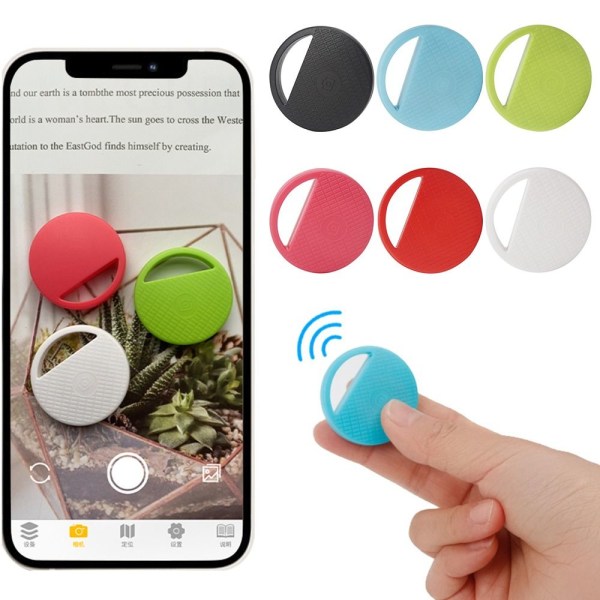 Mini Tracking Device Anti-Lost Alarm Tag PINK pink