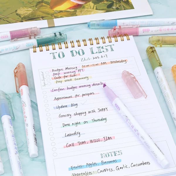 Highlighter Highlighter Set Gel Pens