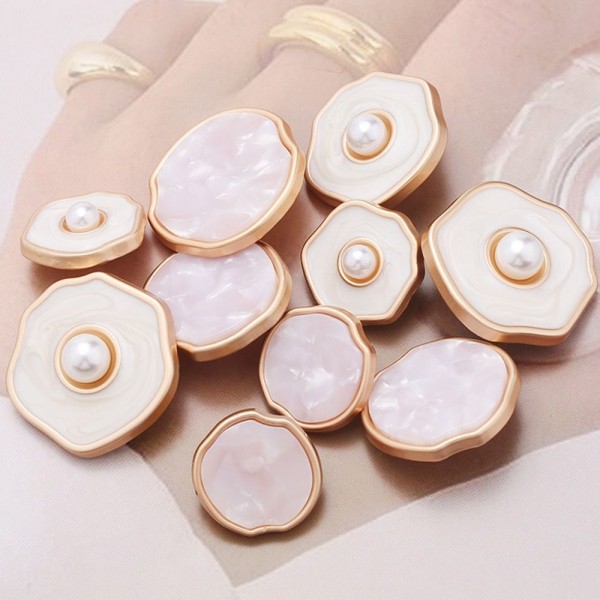 10 kpl Pearl Buttons Shirt Buttons 23MMA A 23MMA