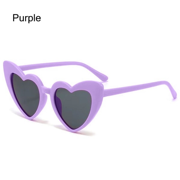 Barnesolbriller Hjertesolbriller LILLA Purple