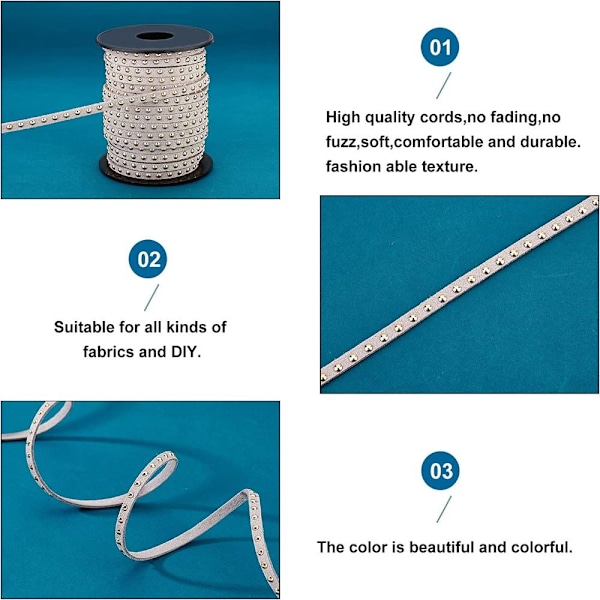 20 Yards Faux Mocka Cord 5mm Faux Leather Cord Läderrep
