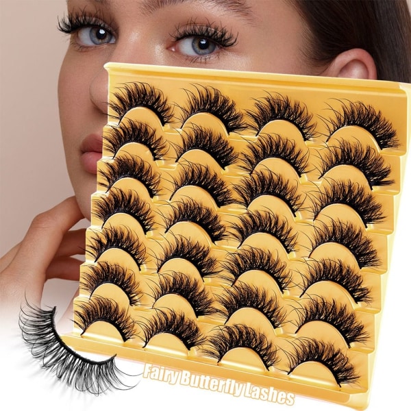 14 paria tekoripsiä Mink Lashes XZ16 XZ16 XZ16