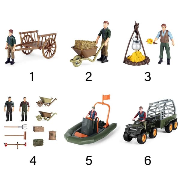 Kunstig drivermodelsimuleringsfarmstilbehør 4 4 4