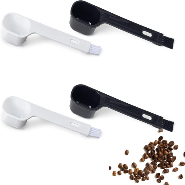 4 st kaffeverktyg kaffekvarn sked kaffeborste
