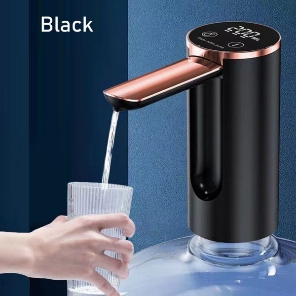 Vannpumpe Drikkepumpe Dispenser SVART Black