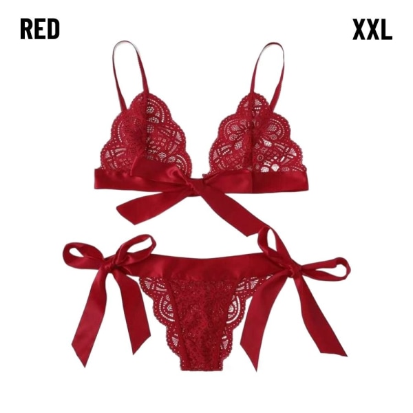 Trepunktsunderkläder Split Piece Underkläder CLARET XXL claret XXL