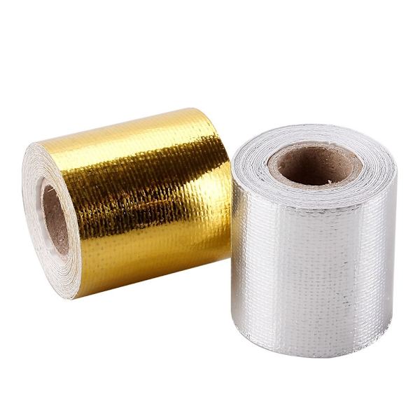 Varmeisolerende tape eksosrør SØLV silver