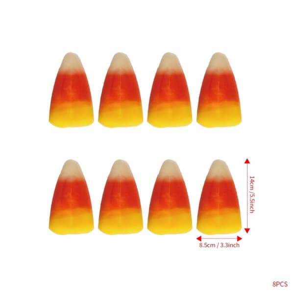 24 stykker Halloween Corn Candy Stickers Candy Corn Decal