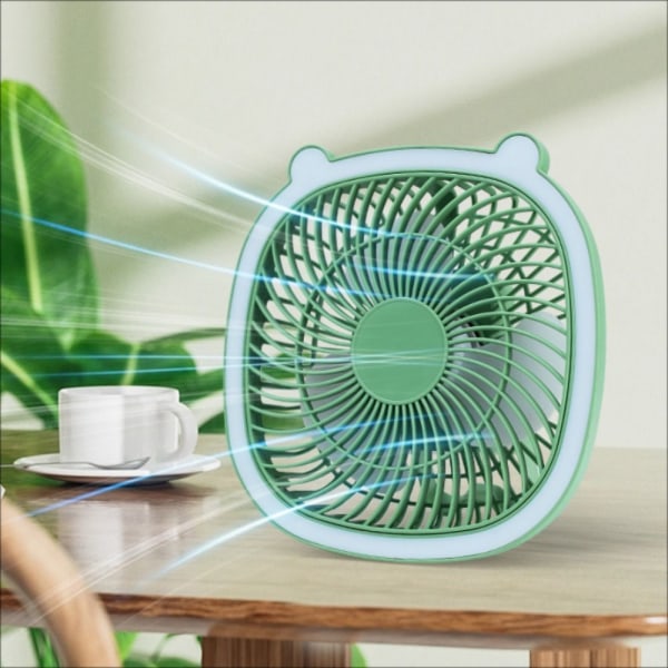 Valaiseva tuuletin Mini Desk Fan PINK Pink