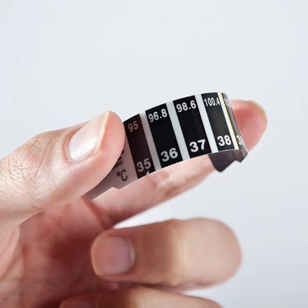 20 stk pandehoved termometer Strip Sticker LCD Digital 20Pcs